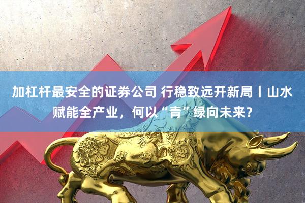 加杠杆最安全的证券公司 行稳致远开新局丨山水赋能全产业，何以“青”绿向未来？