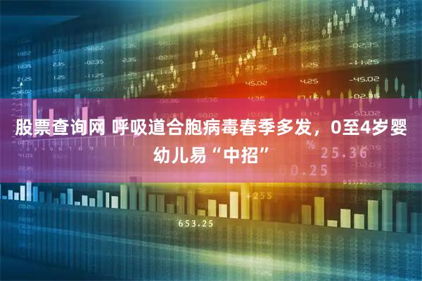 股票查询网 呼吸道合胞病毒春季多发，0至4岁婴幼儿易“中招”
